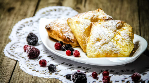 Quarktaschen Rezept wie vom Bäcker, Blätterteig Quarktaschen