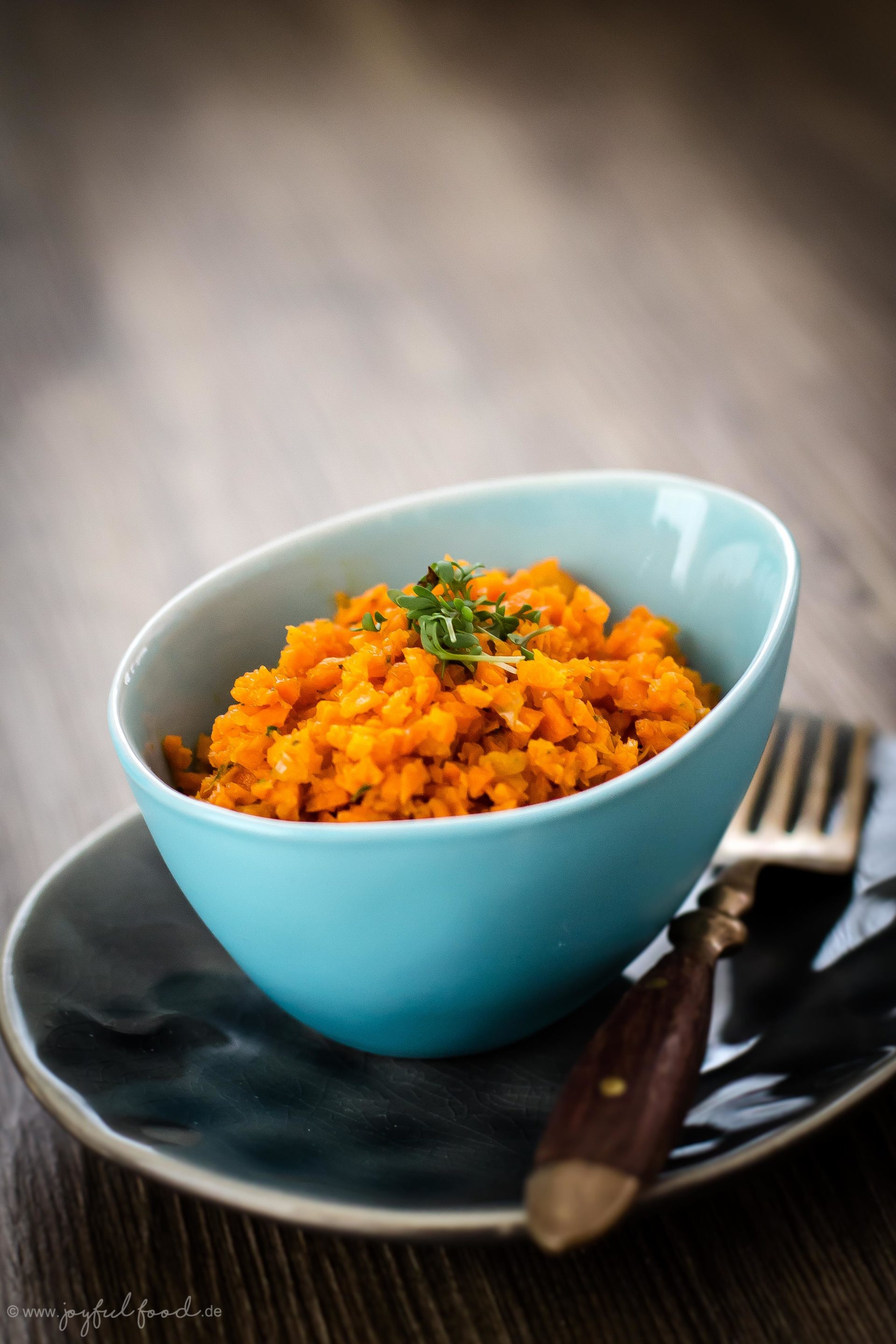 Karottensalat einfach lecker mit Honig-Limetten Dressing | Joyful Food