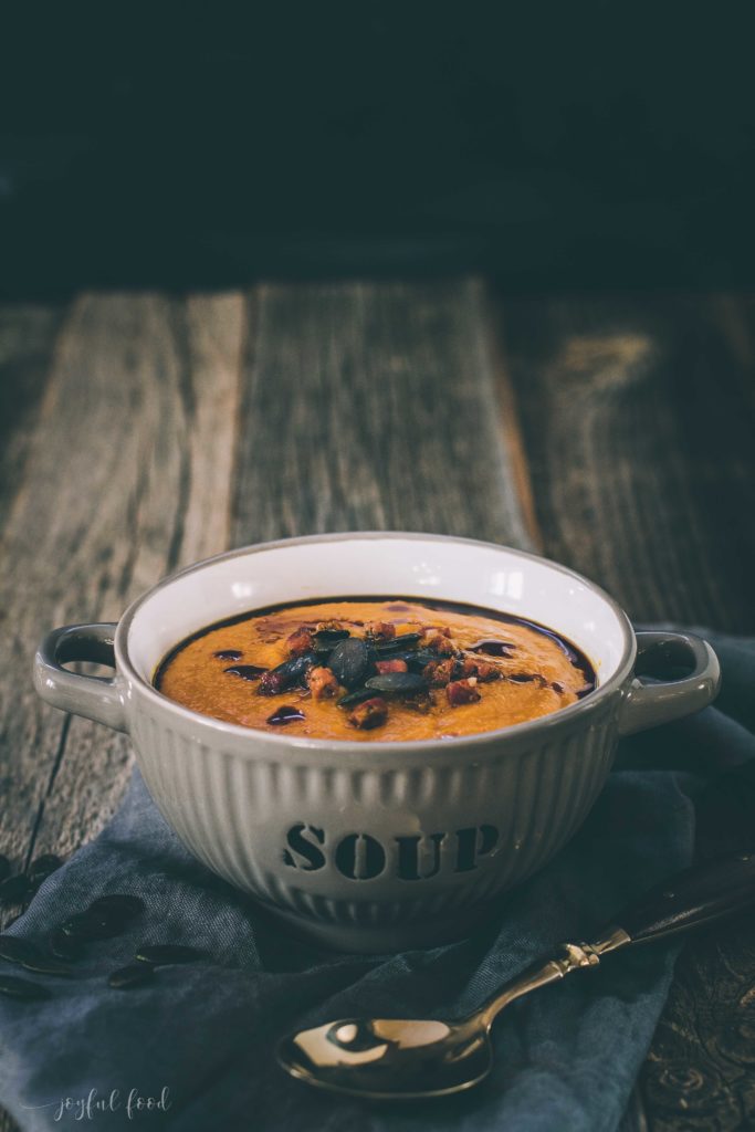 Geröstete Kürbissuppe