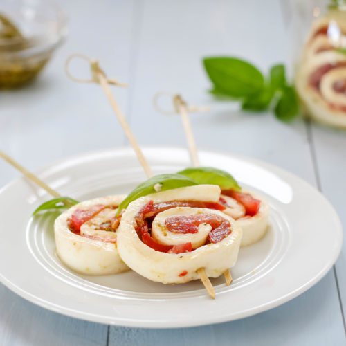 Tomate Mozzarella Spieße Wrap Bayernland