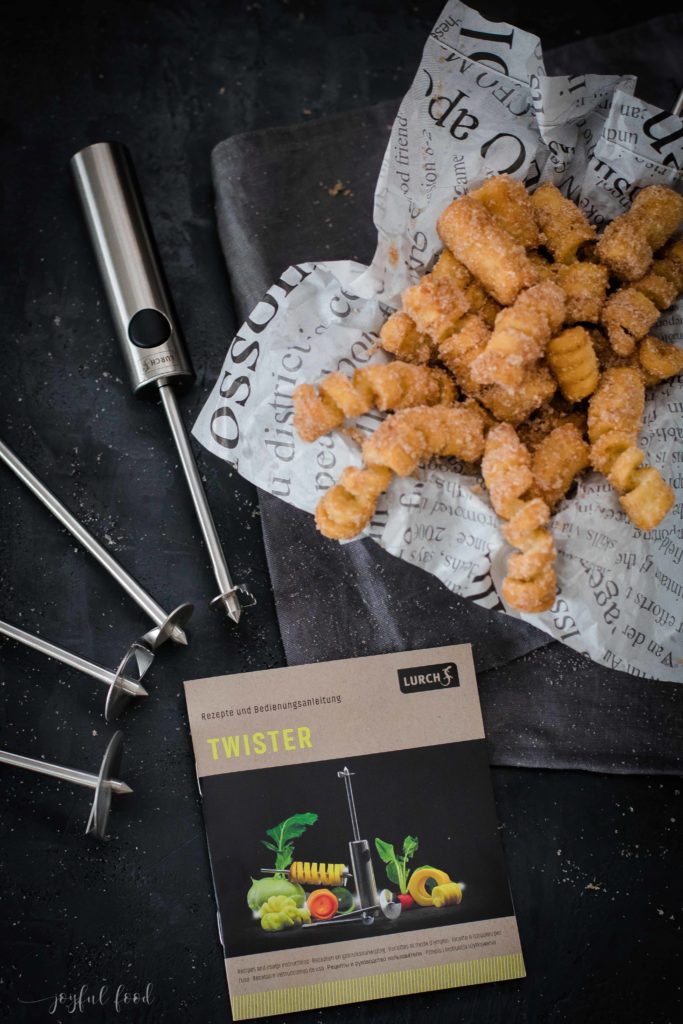 Apfel-Zimt Curly Spiralen mit Lurch