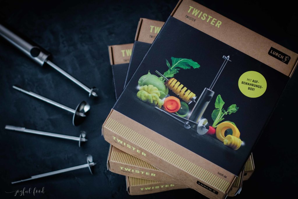 Apfel-Zimt Curly Spiralen mit Lurch