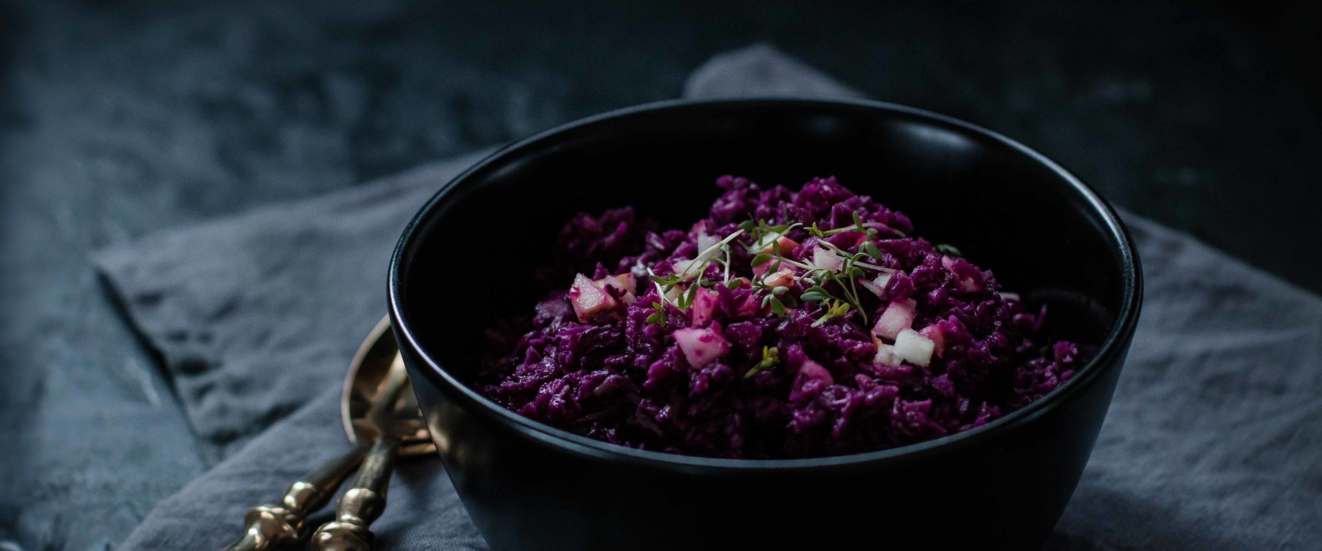 Blaukrautsalat Rotkohl Salat