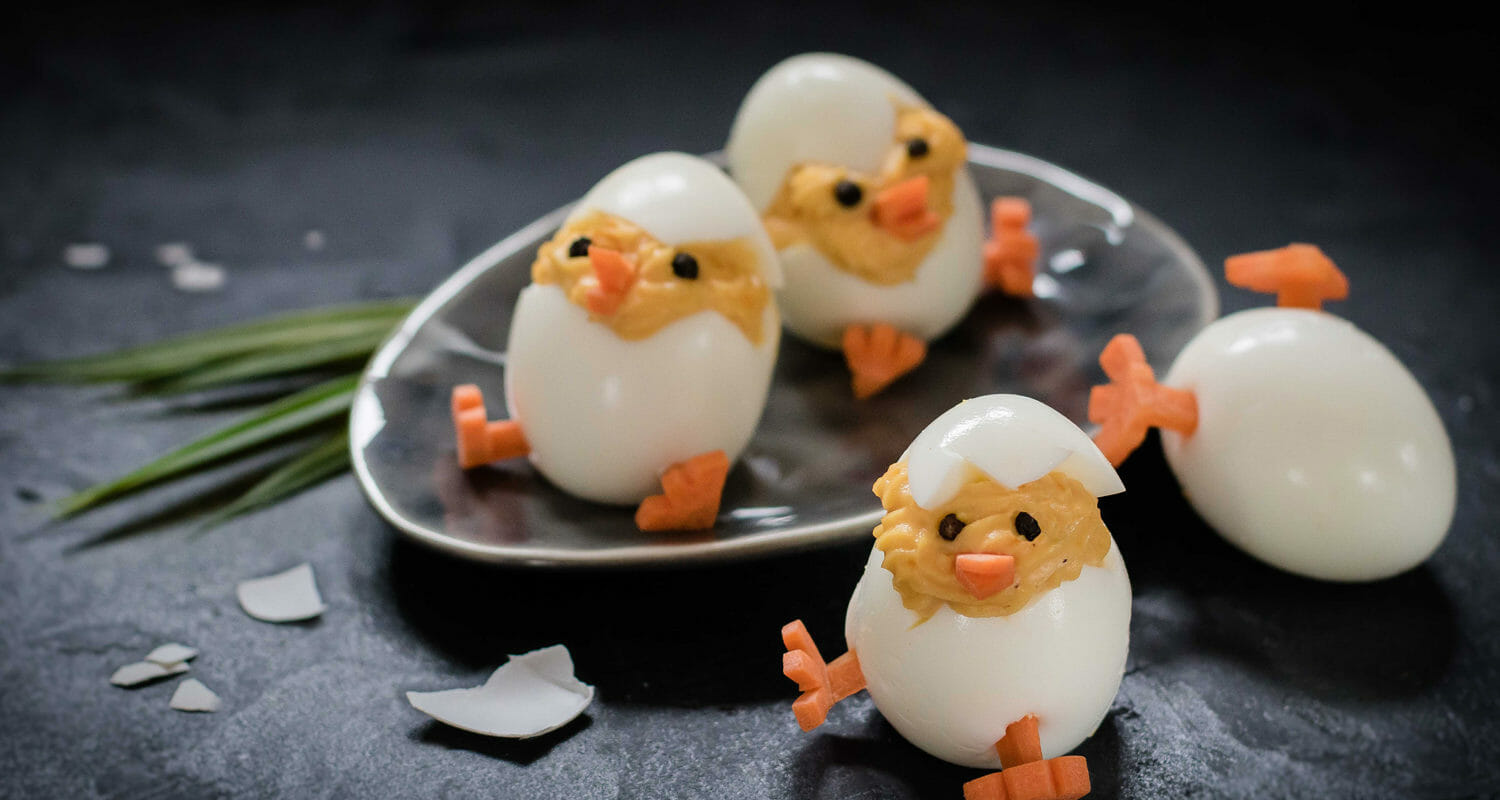 Eier Küken Osterrezept